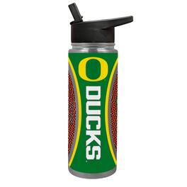 Great American Products - Oregon Ducks 24oz. Jr. Thirst Game Ball Hydration Bottle - Brown