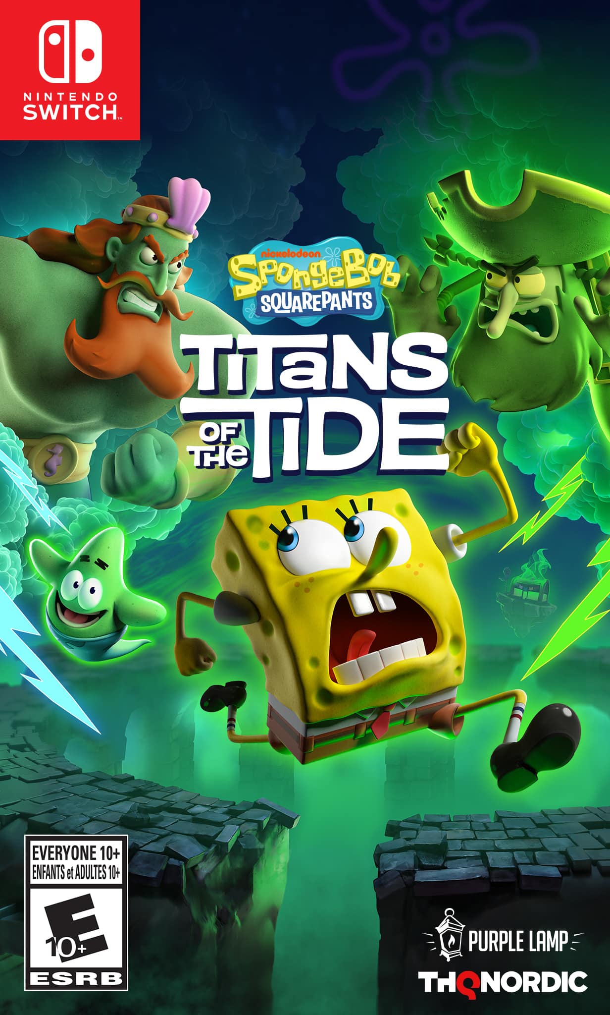 Nintendo Switch ps4pro1tb SpongeBob SquarePants: Titans of the Tide Nintendo Switch - Best Buy