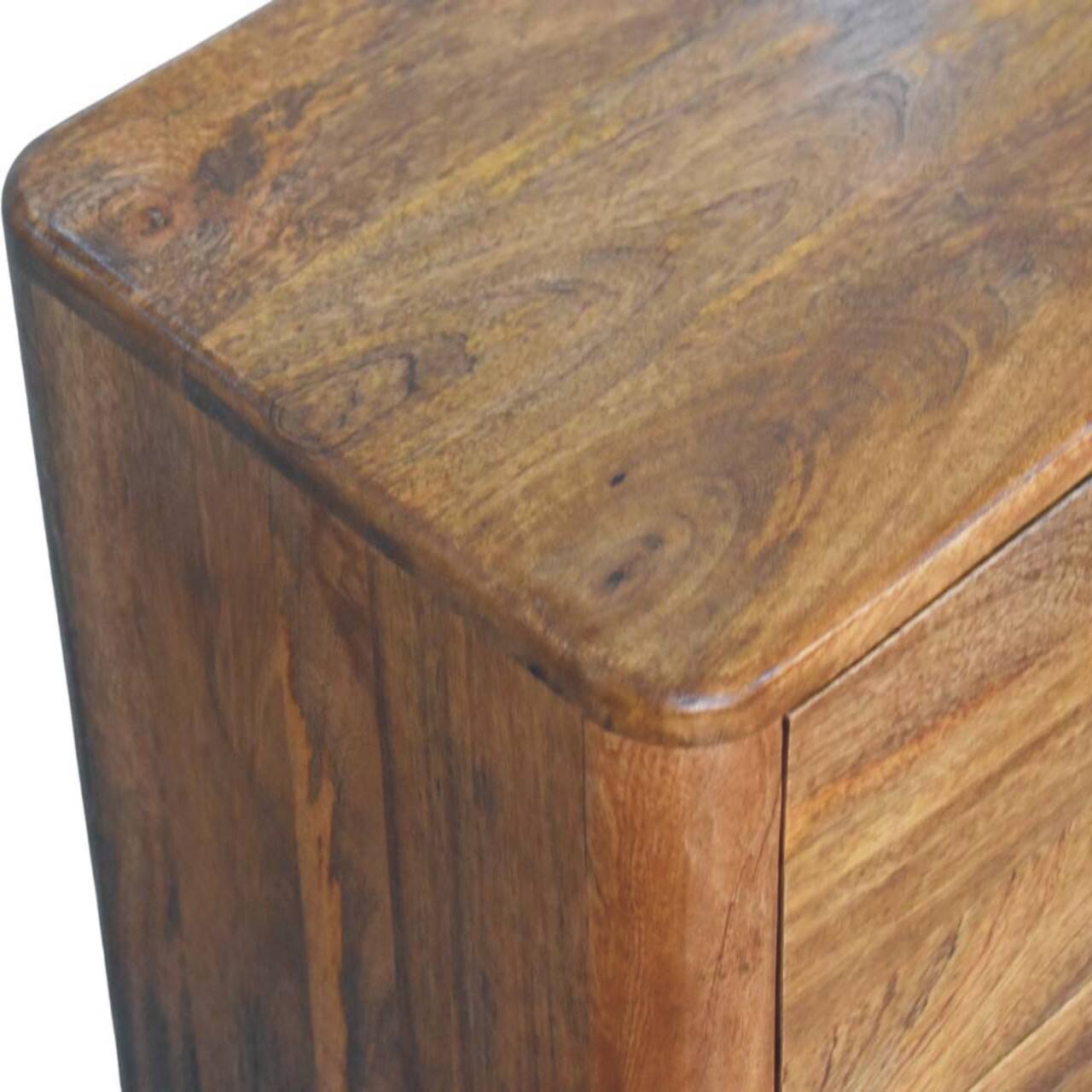 Alt View 1. Artisan Furniture - Artisan Furniture Solid Wood Bola Three Drawer Chest, Brown - Brown.