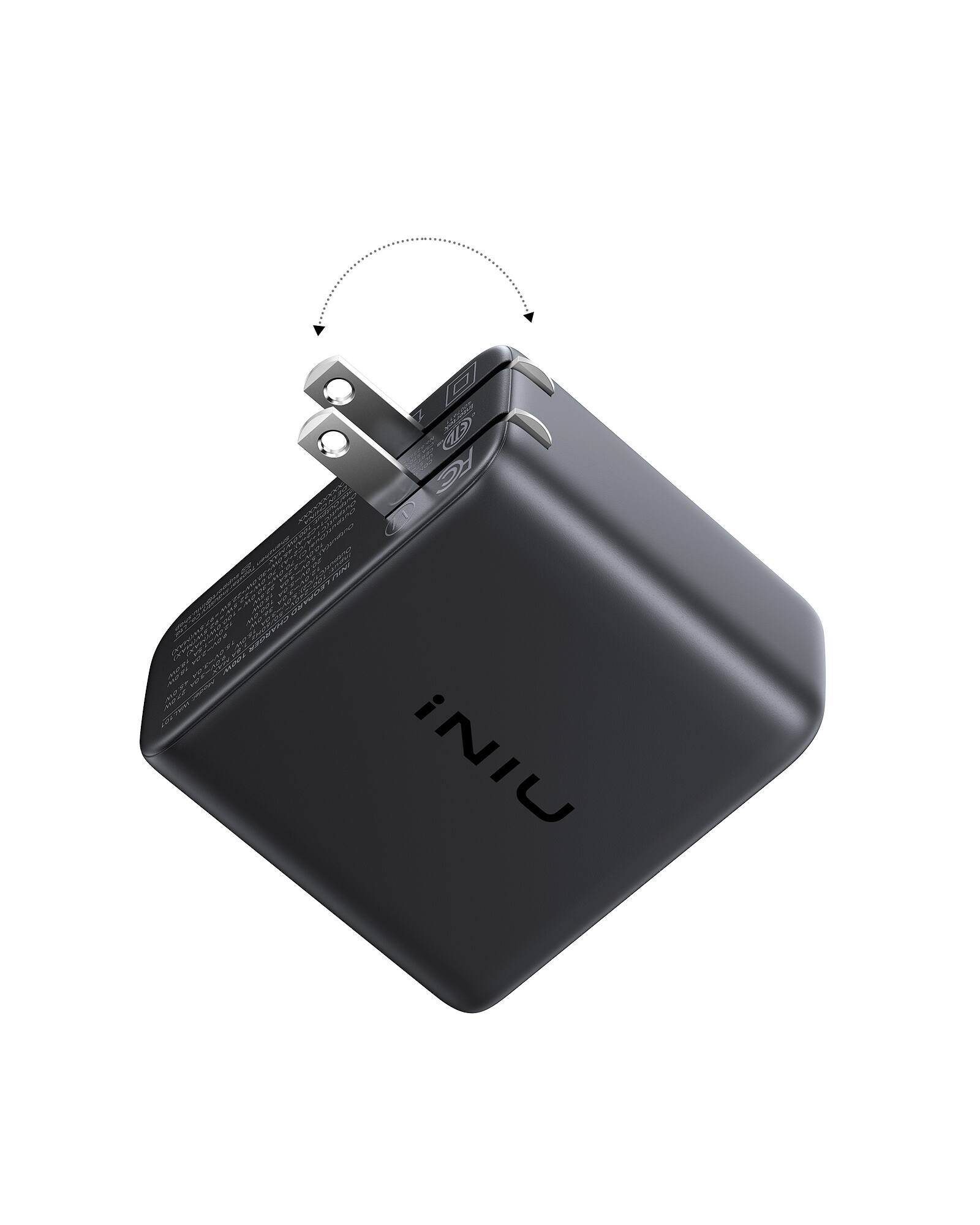 Alt View 6. INIU - INIU Leopard Charger Kit 100W Fast Charging 100W Cable - 6.6 ft.