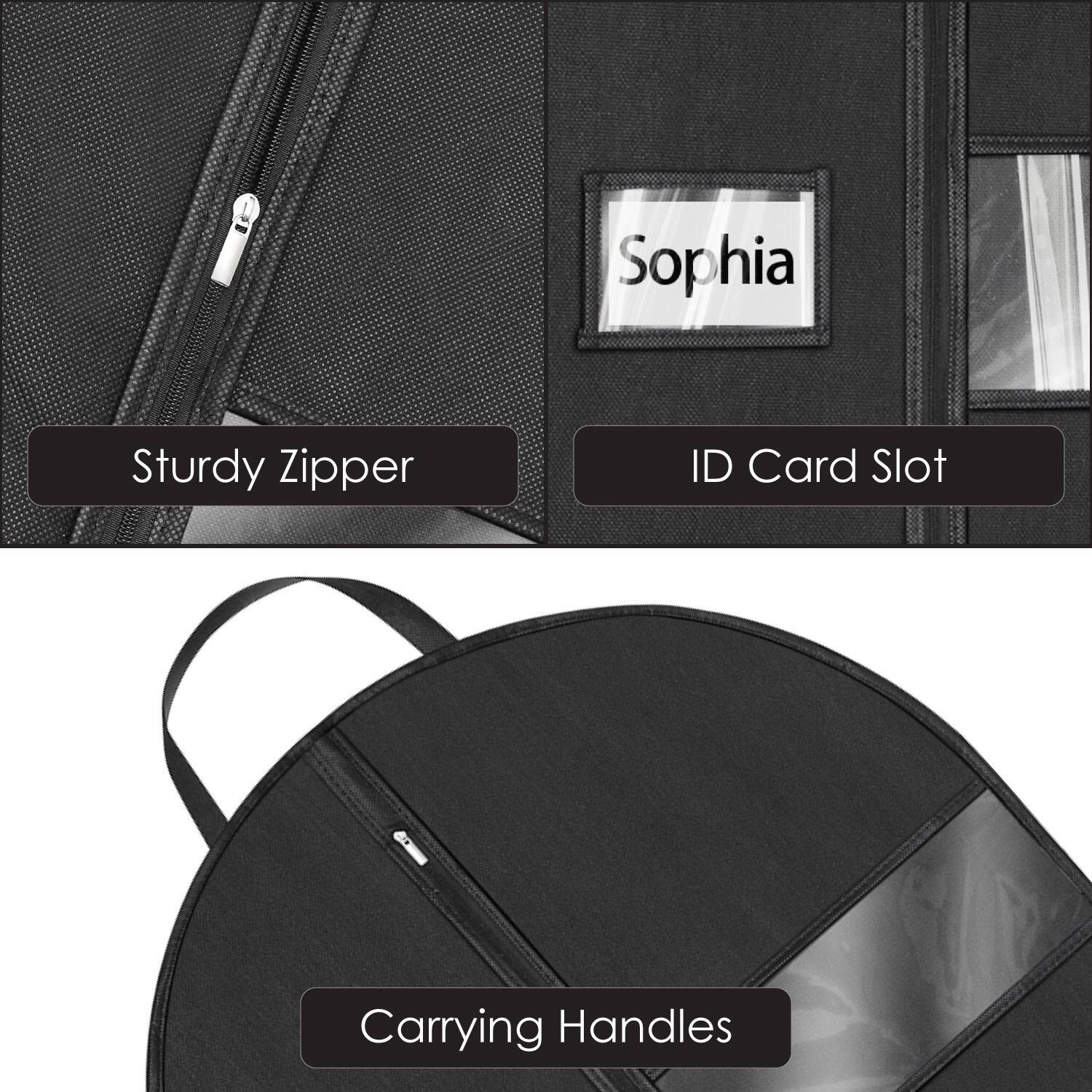 - Sturdy Zipper
- ID Card Slot
- Carrying Handles