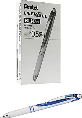 Pentel ENERGEL BLN75 Retractable Gel Roller Pen 0.5 mm