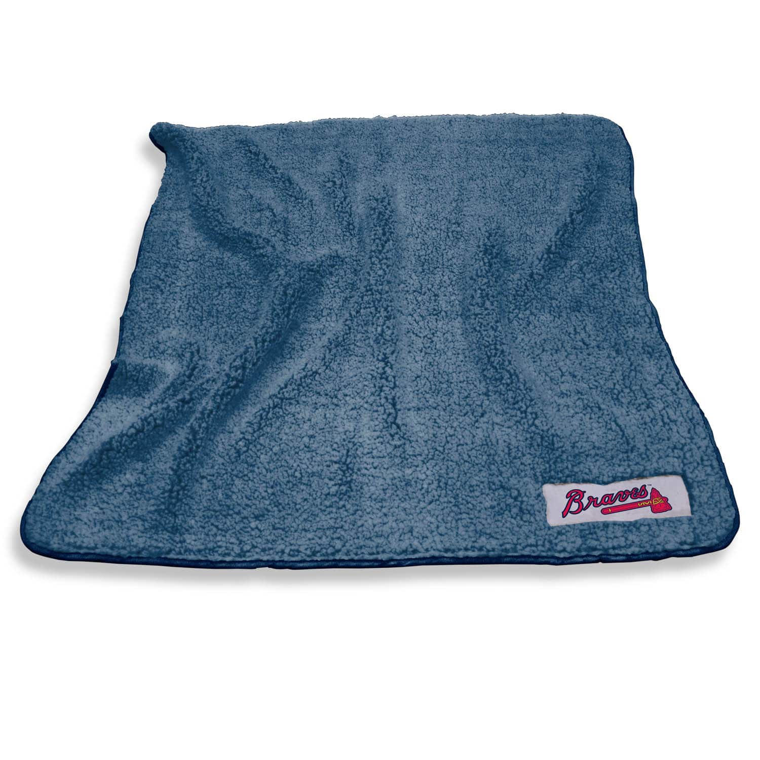 Logo Brands - Atlanta Braves 60'' x 50'' Frosty Fleece Blanket - Multicolor