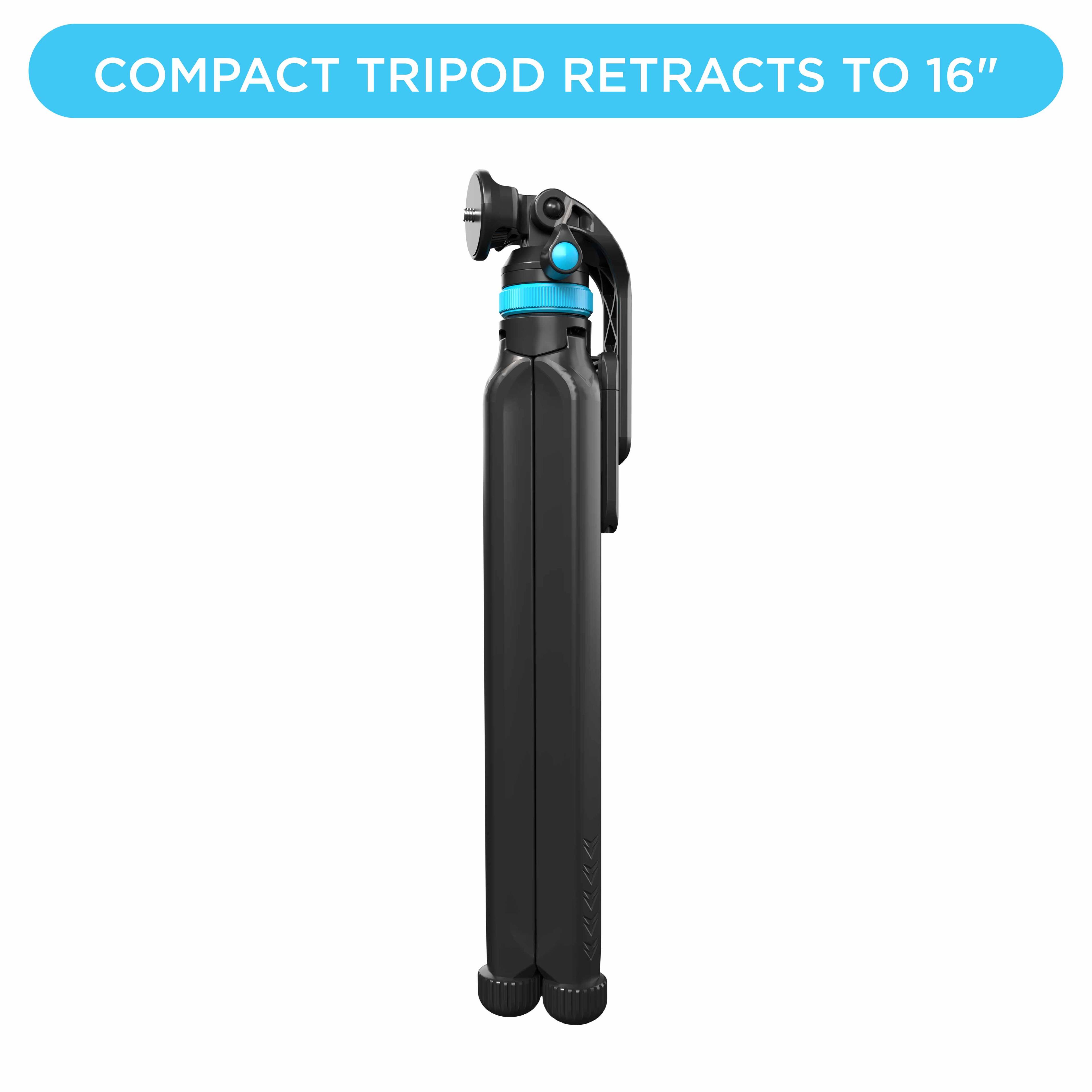 COMPACT TRIPOD RETRACTS TO 16"