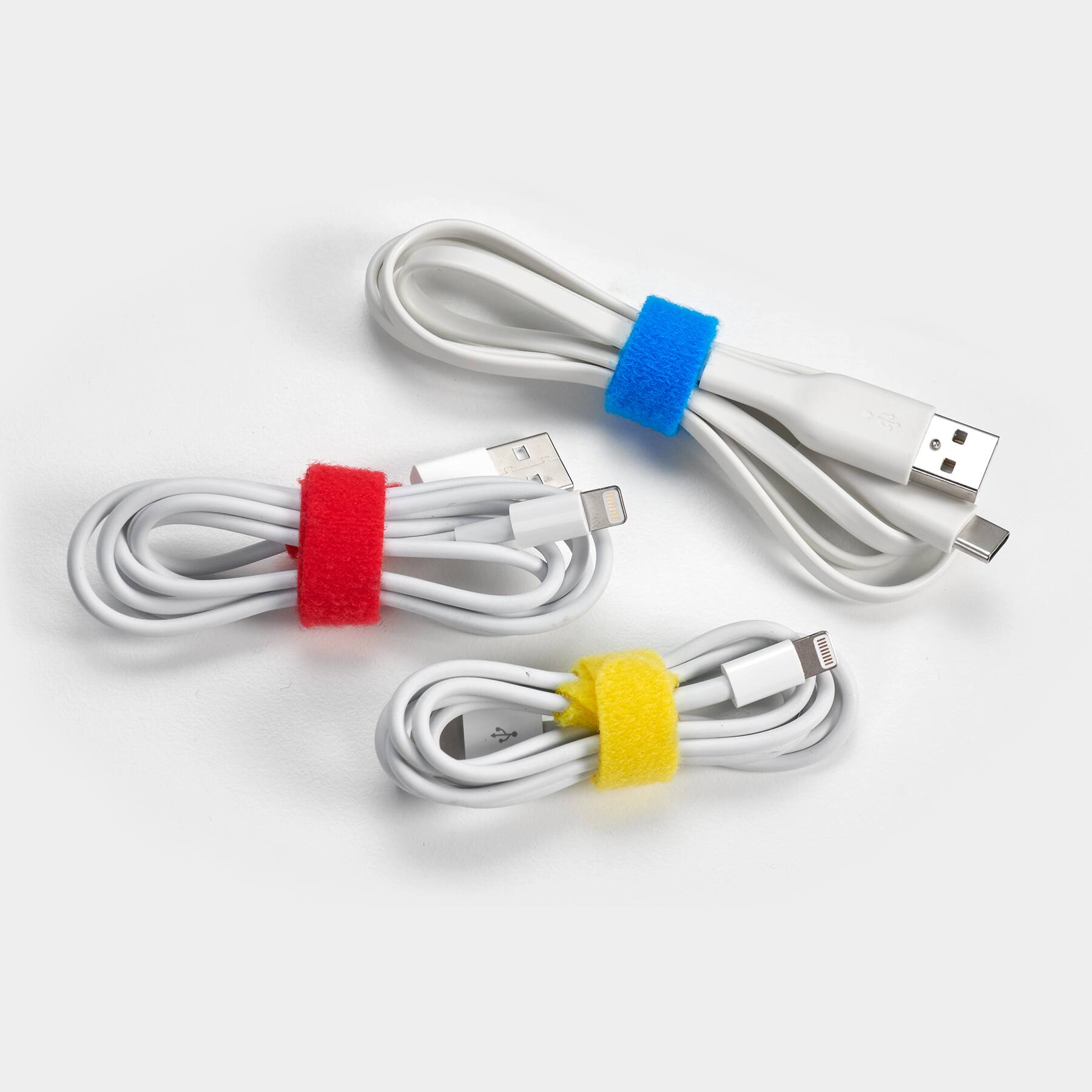 Wrap It Storage Self Gripping Cable Ties 5 inch (20 Pack) Multi Color ...