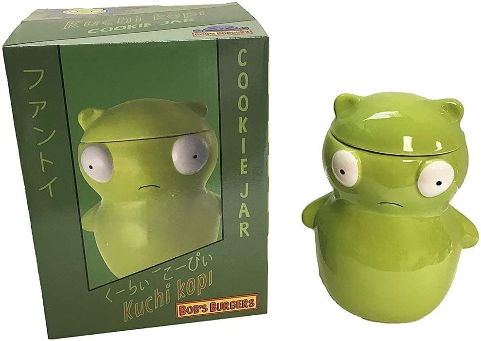 ジャンク　ホットトイズ　トゥーフェイス1.0 mms081 Toynk Bob's Burgers Kuchi Kopi Deluxe Ceramic Cookie Jar Green
