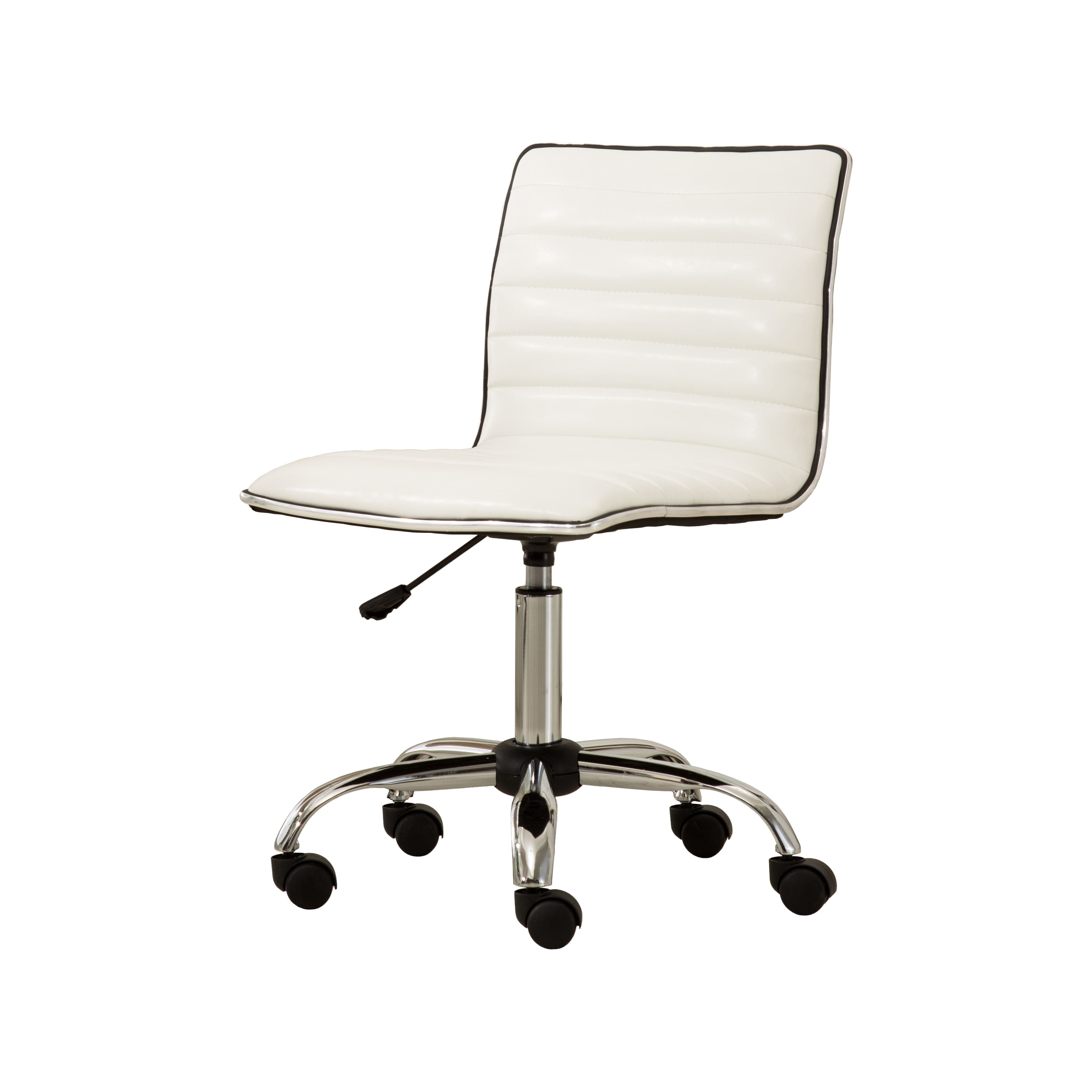 Spaco - Adjustable Air Lift Office Chair, for Home Office - White