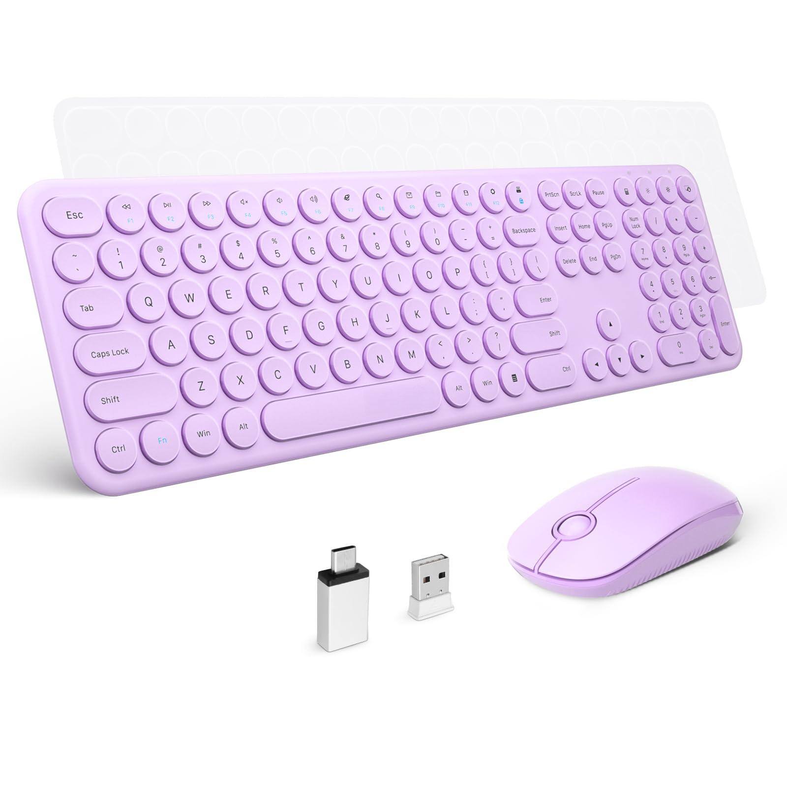 COTTAGE Cute And Mouse Combo Slim 2 4ghz Usb Cordless Full Size Silent ...