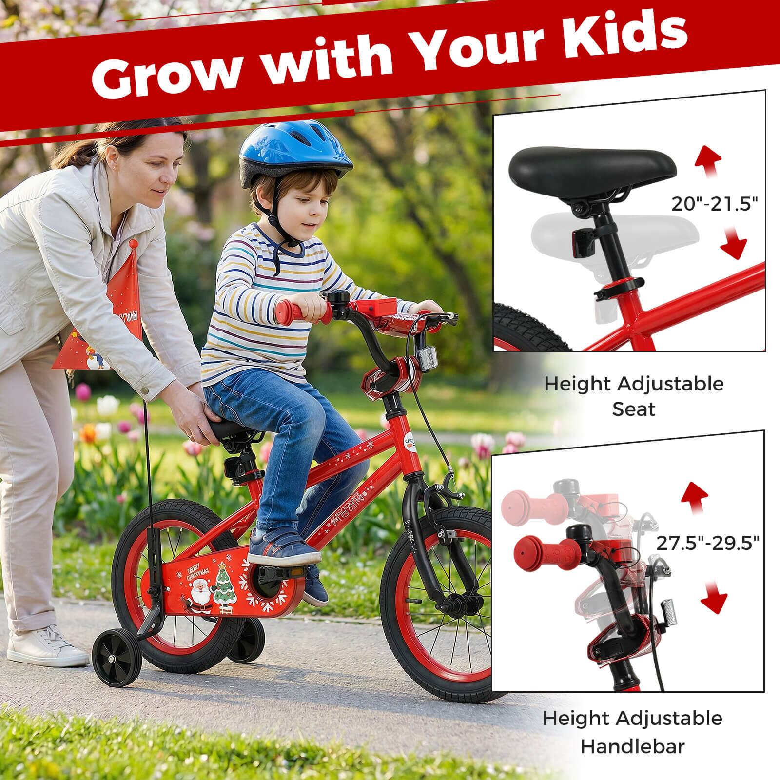 Grow with Your Kids

Height Adjustable Seat  
20"-21.5"

Height Adjustable Handlebar  
27.5"-29.5"