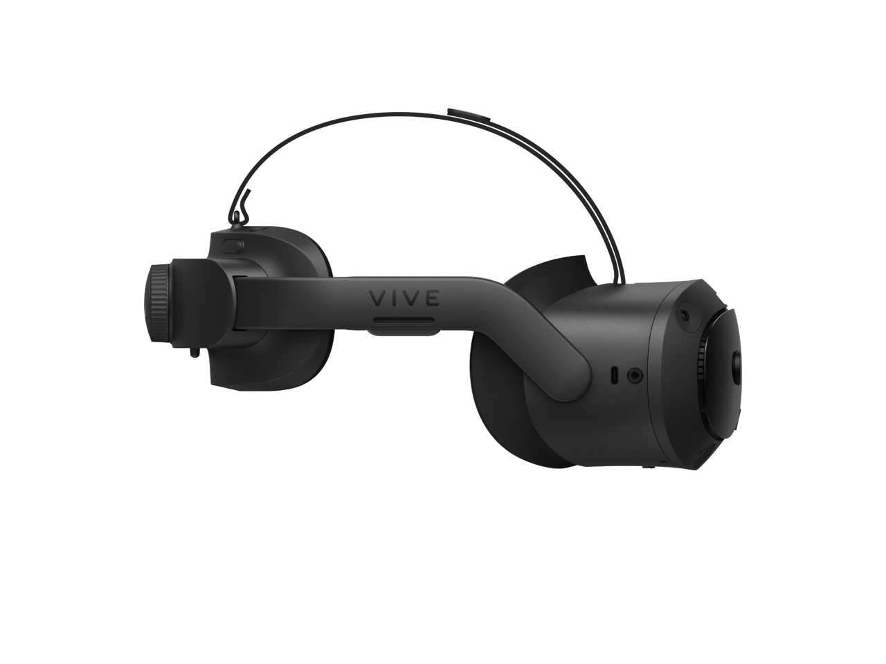 Alt View 3. HTC - HTC Vive Focus Vision — Mixed Reality and PC VR Headset + Controllers — Business Edition - Black.