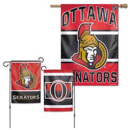 WinCraft - Ottawa Senators House Flag and Garden Flag Pack - Multicolor