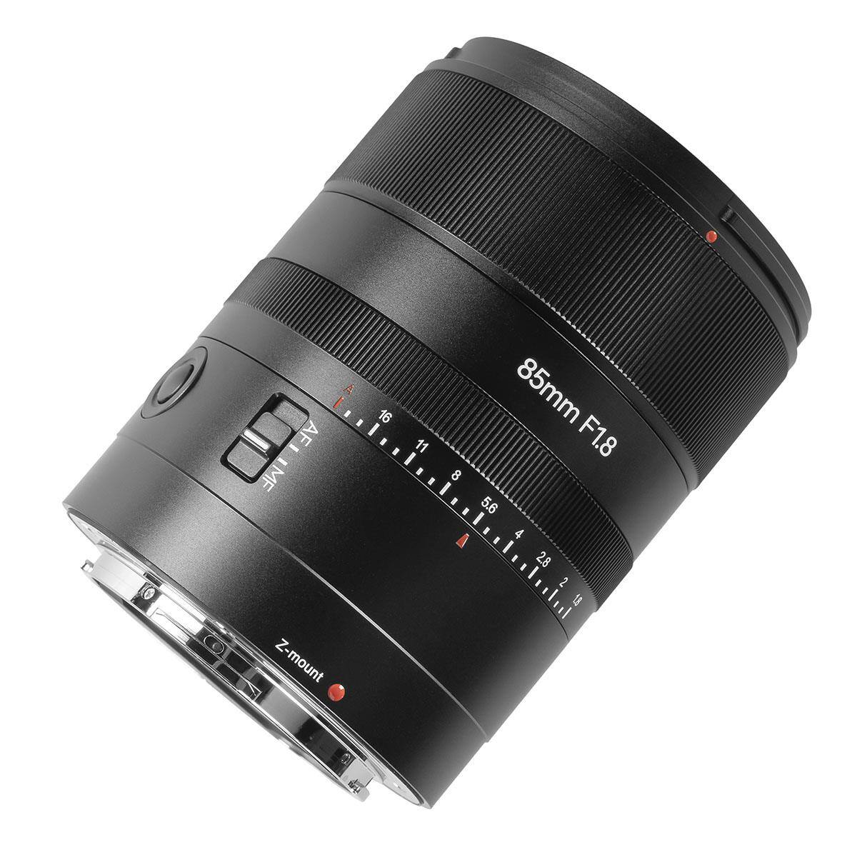 AFI I 16 85mm F1.8 AFLIME 11 IMF 8 5.6 4 natudubarly 2.8 2 1.8 Z-mount stopy
