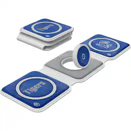 Keyscaper - Memphis Tigers 3-in-1 Foldable Charger - White