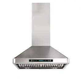 Onefly - 30 inches - Convertible - Wall Range Hood - Stainless Steel