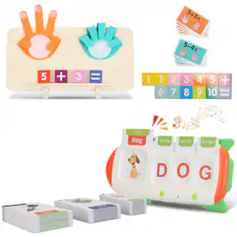 DirectDeals - Talking Flash Cards & Finger Counting Math Board – Learning Toy