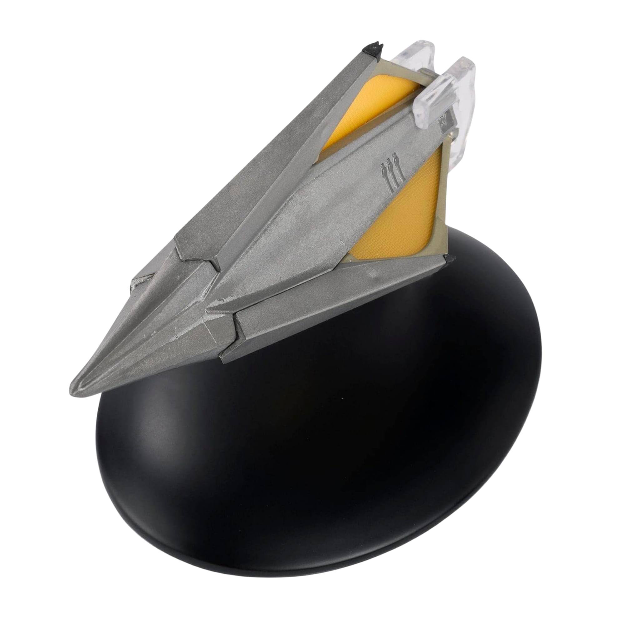 Alt View 5. Eaglemoss - Eaglemoss Star Trek Starship Replica | Tholian Ship - Grey.