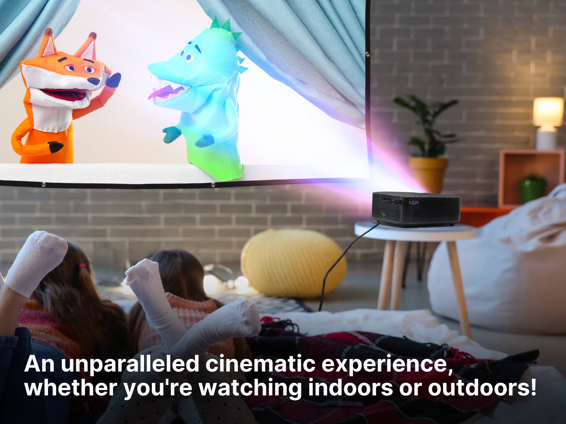 20 An unparalleled cinematic experience, whether you're watching indoors or outdoors!