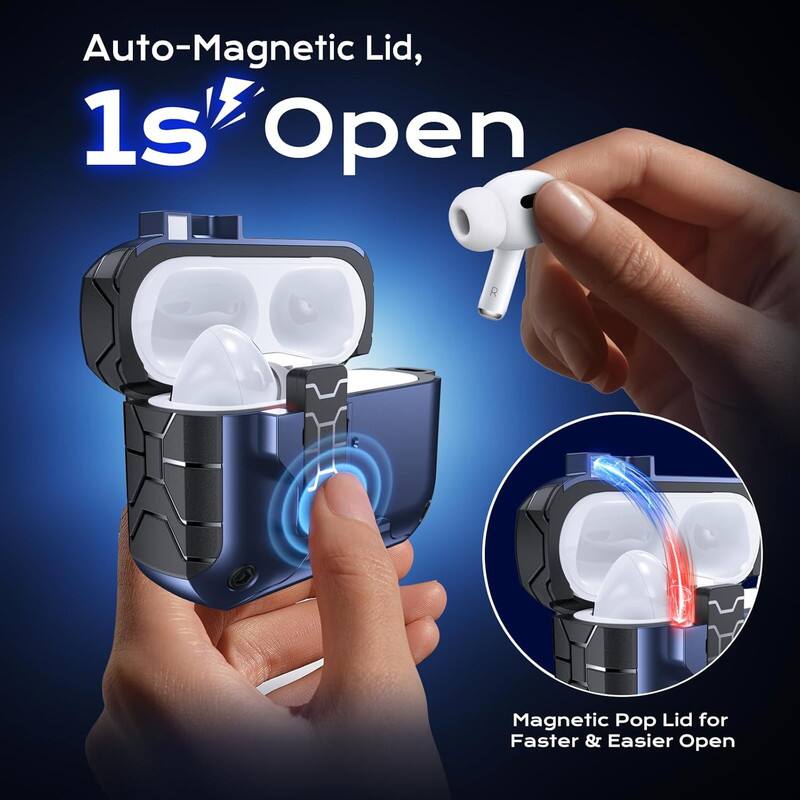 Auto-Magnetic Lid,  
1s Open  

Magnetic Pop Lid for Faster & Easier Open