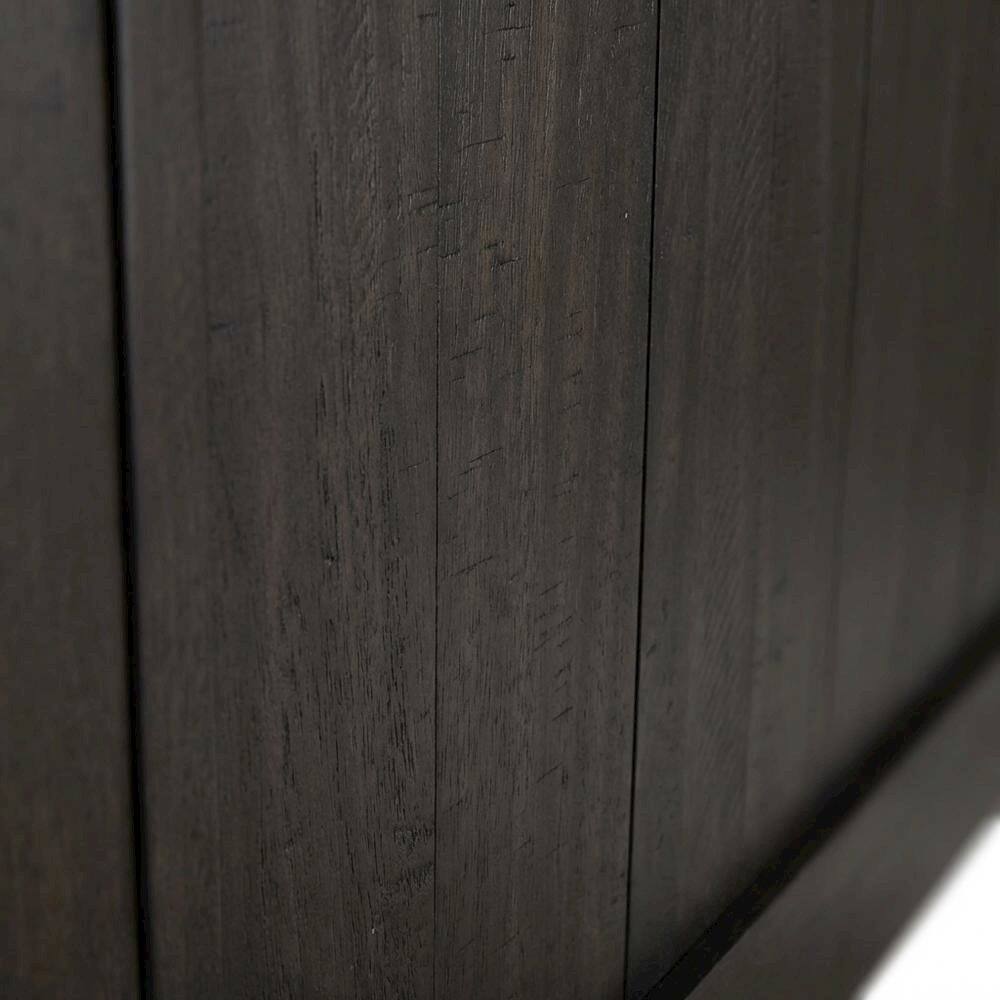 Alt View 1. Starlight Canyon Home - Rock Beaten Brown Headboard with Saw Cuts Rustic Solid and Manufactured Wood - Brown.