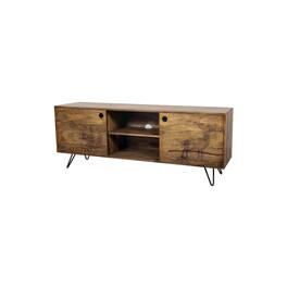 Porter Designs - Alpine Solid Wood TV Stand, Natural - Brown