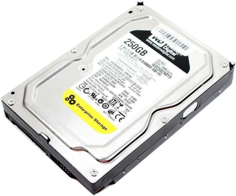 Western Digital - RE3 Enterprise 250GB Internal 7200RPM 3.5" (WD2502ABYS) HDD