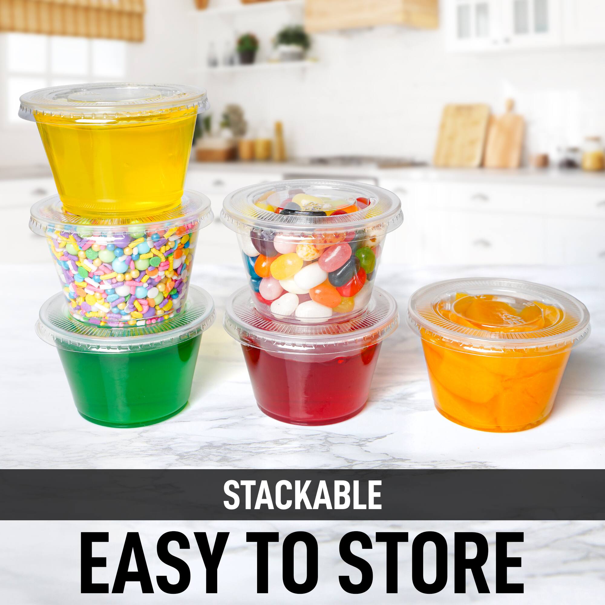 STACKABLE  
EASY TO STORE