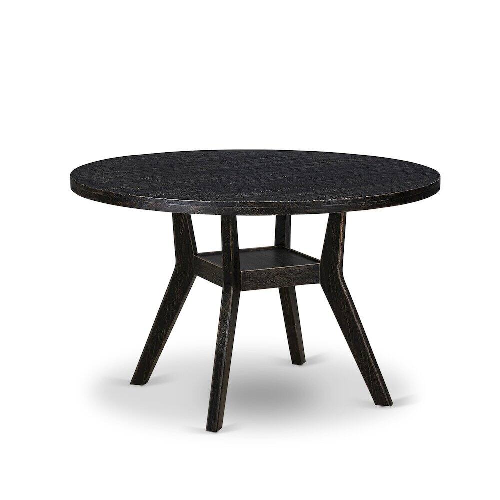 Angle. Luxe - Wood Wood Dining Table - Brown.