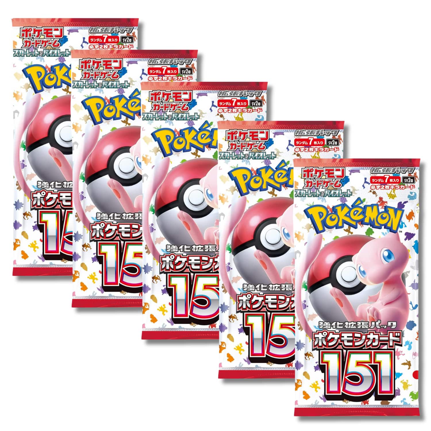 Pokémon - Pokemon TCG SV2A Scarlet & Violet 151 Booster Pack | 5-Pack (Japanese Version)
