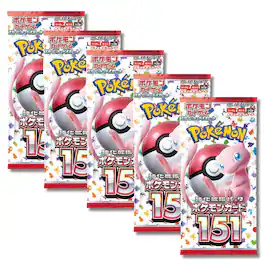 Pokémon - TCG SV2A Scarlet & Violet 151 Booster Pack | 5-Pack (Japanese Version)