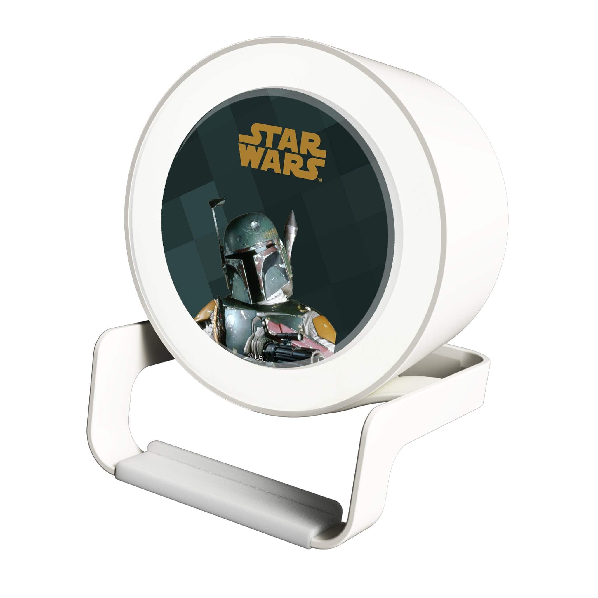 Keyscaper - Star Wars: The Empire Strikes Back Color Block Night Light Charger and Bluetooth Speaker - Boba Fett