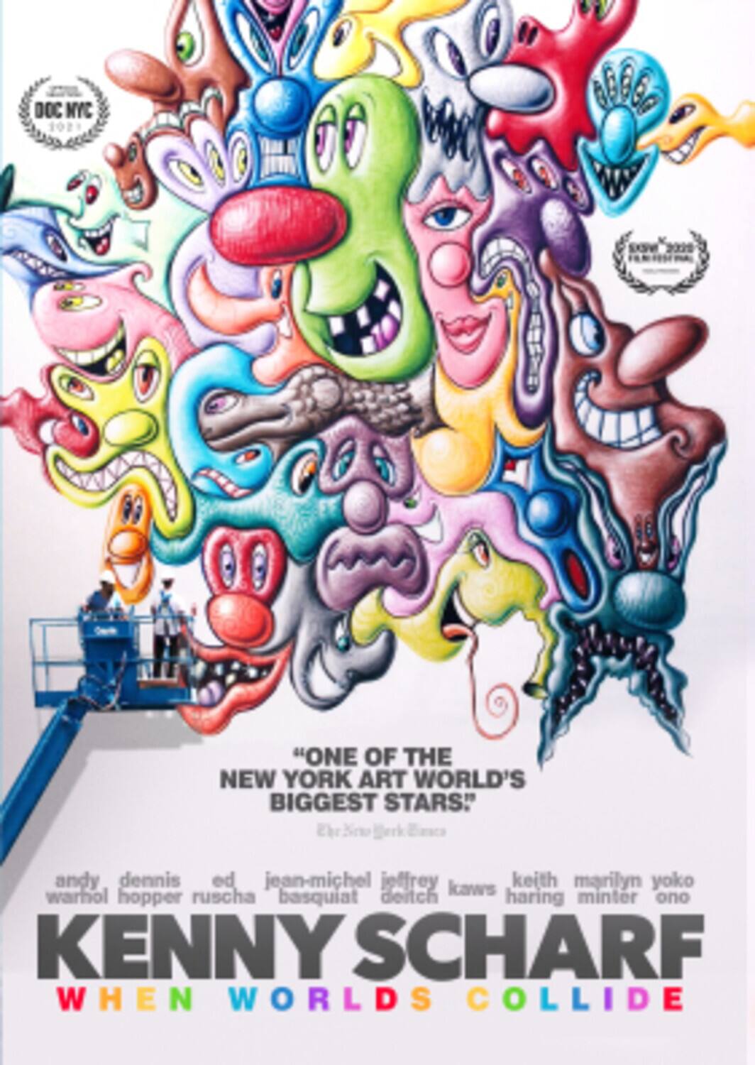Front. Kenny Scharf: When Worlds Collide   - DVD.
