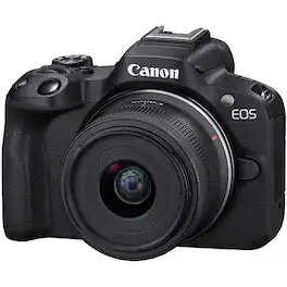 Canon - EOS R50 Mirrorless Camera w/ 18-45mm Lens EOS 200ES Shoulder Bag Black - Forest Green