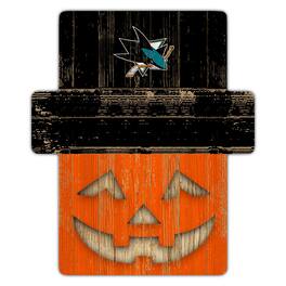 Fan Creations - San Jose Sharks 12" x 12" Jack-O-Lantern Display - Orange