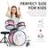 PERFECT SIZE FOR KIDS
Sized for kids to learn a new instrument while building hand-eye coordination
29" Perfect For Kids
Hand-Eye Coordination