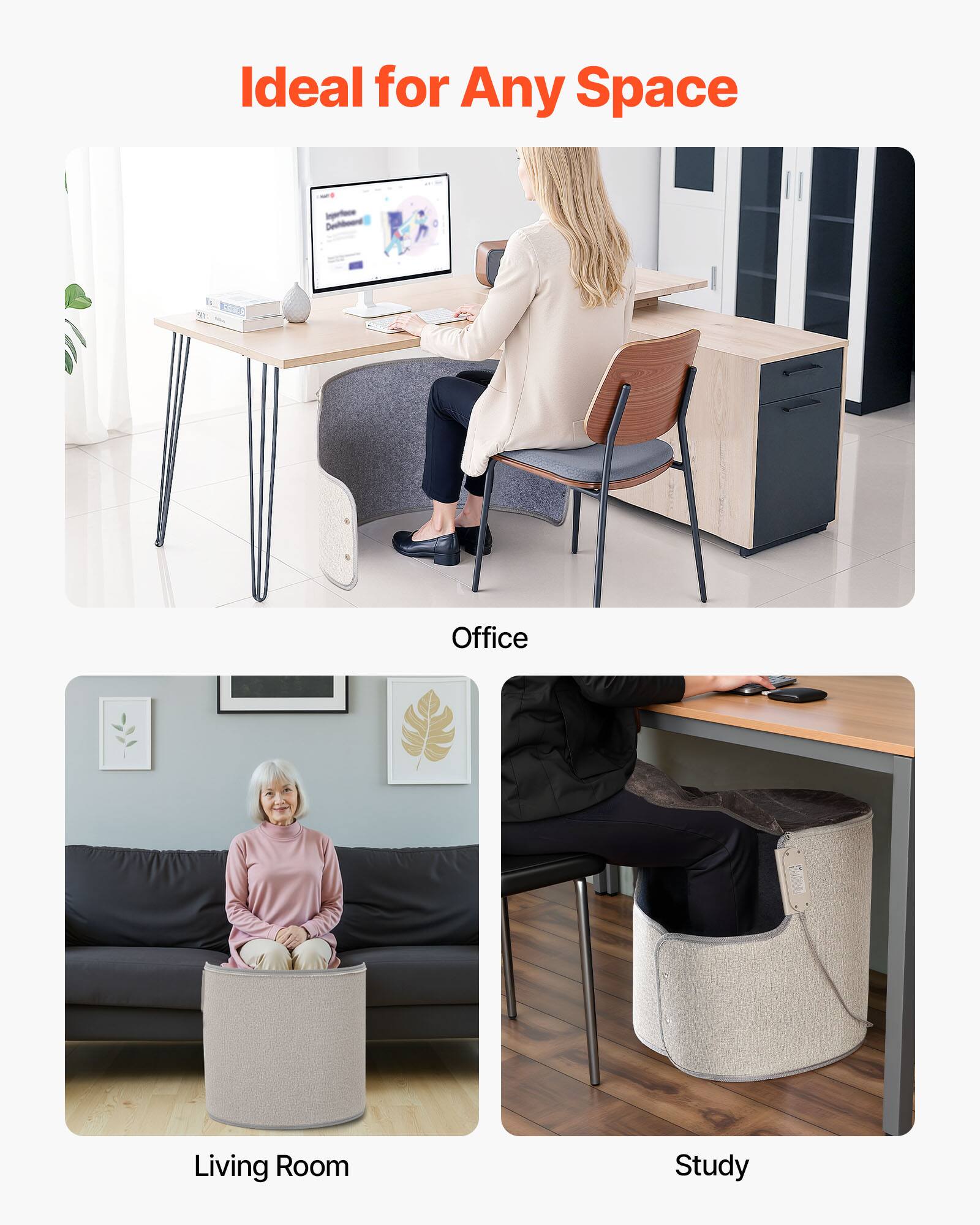 Ideal for Any Space

Office

Living Room

Study