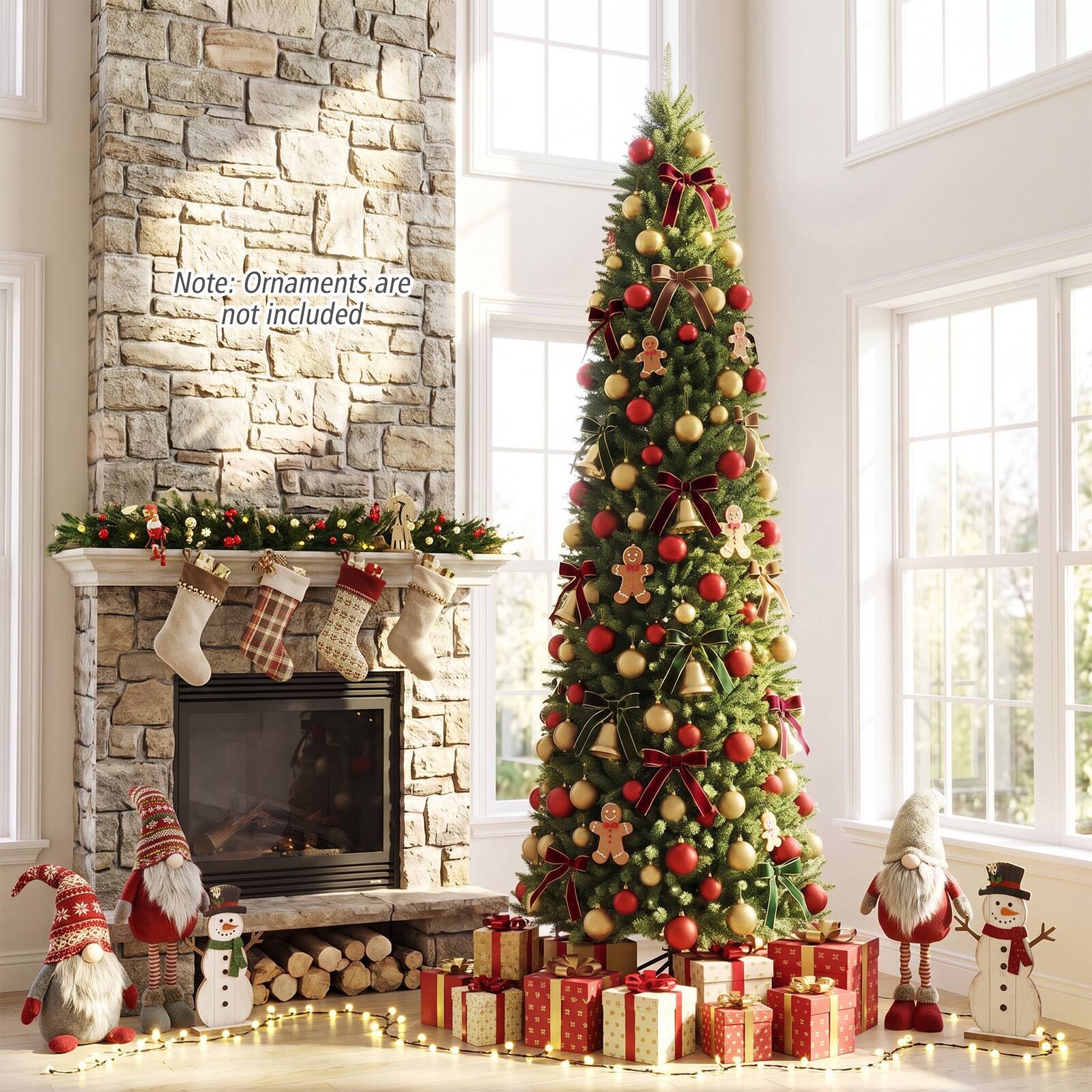 Note: Ornaments are not included