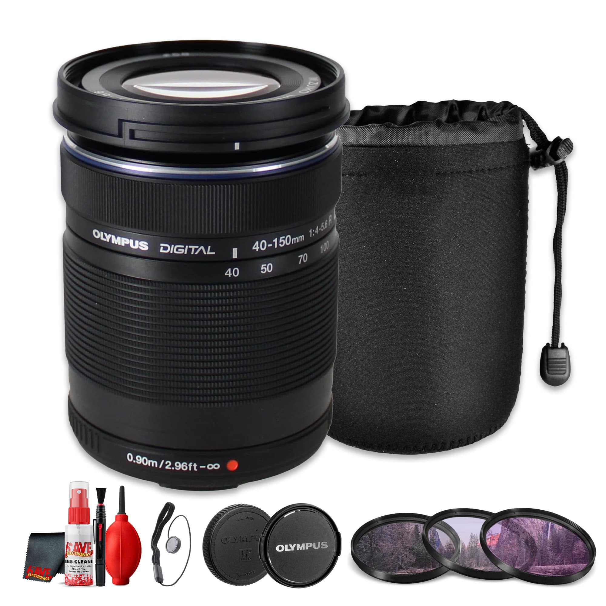 OM System - Olympus Zuiko Digital ED 40-150mm f/4-5.6 Telephoto Zoom Lens Four Thirds(Bundle) - Black price history on PriceWatchPro
