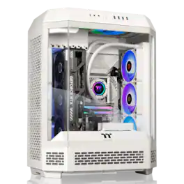 Thermaltake - Reactor 9580S Gaming Desktop AMD Ryzen 9 9950X3D, 32GB Memory, NVIDIA GeForce RTX 5080, 2TB SSD NVMe M.2 - Snow