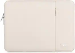 mosiso - Laptop Case 13-13.3 inch Laptop Sleeve Fit with MacBook Air/Pro 13/Pro 14 HP Dell ASUS Lenovo Sleeve Bag with Pocket - Sand