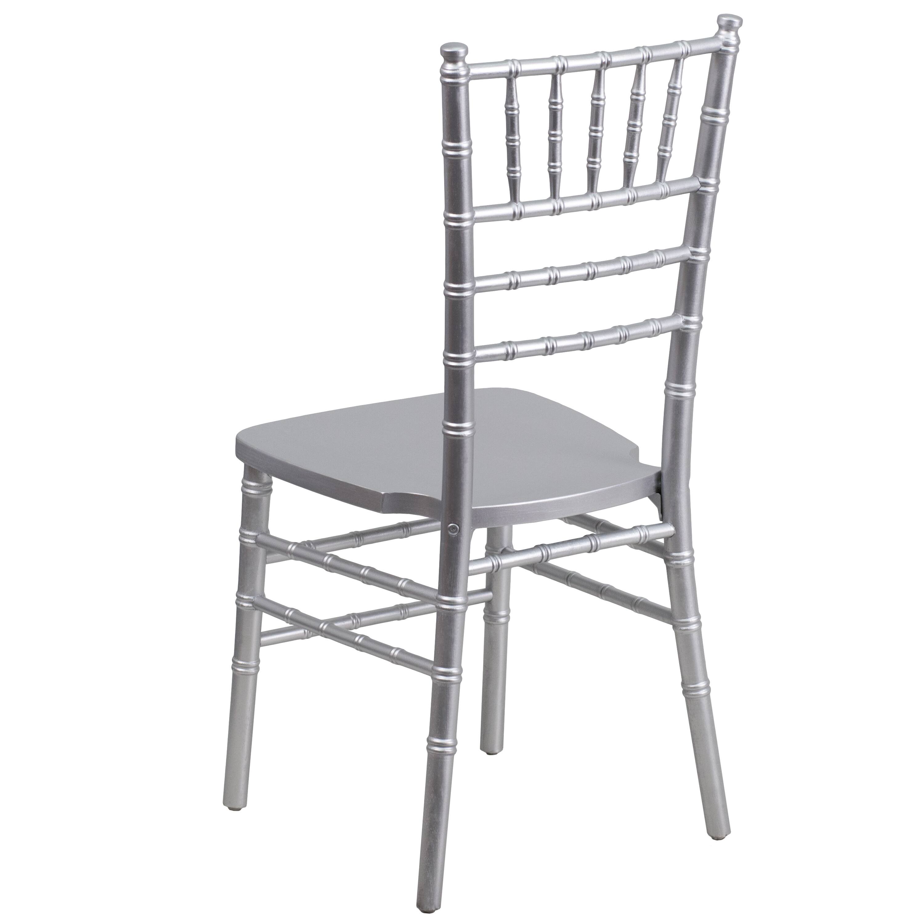 Alt View 17. Alamont Home - HERCULES Series Wood Chiavari Chair - Silver.