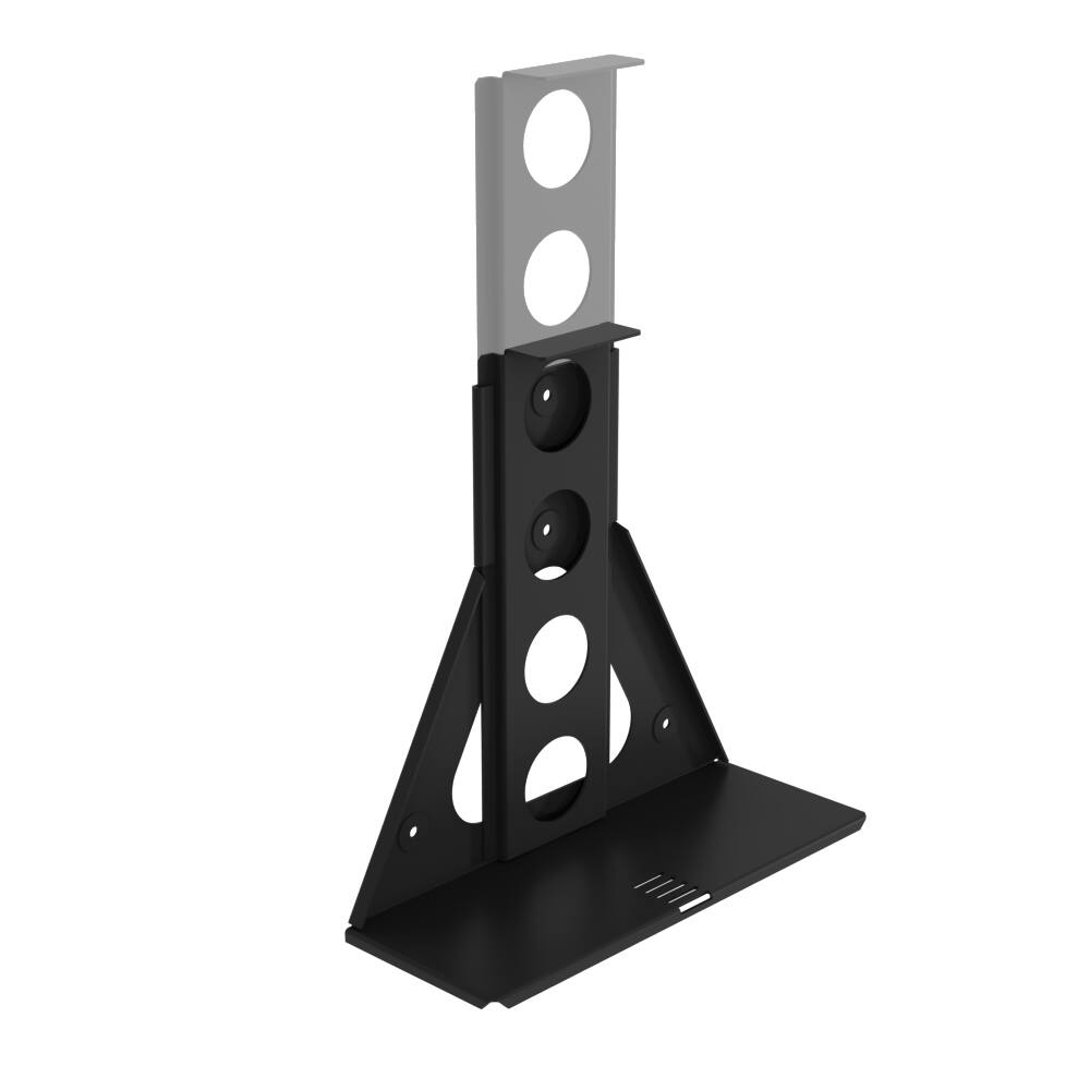 Alt View 1. RackSolutions - RackSolutions Universal PC Wall Mount for Large Size Equipment (2.70in+) - Black.