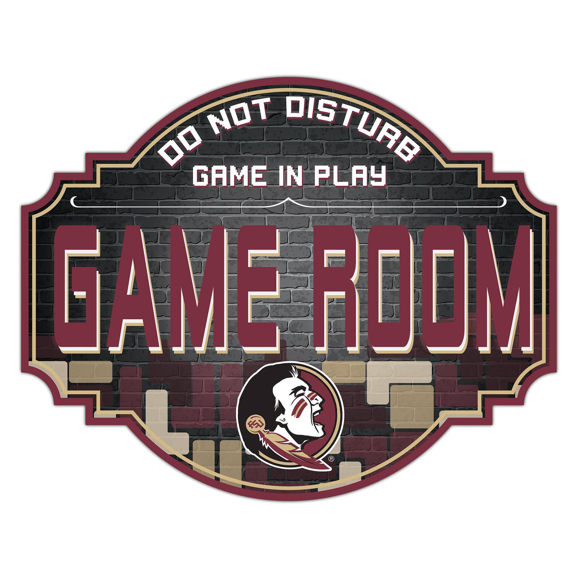 Florida State Seminoles 12'' Game Room Tavern Sign