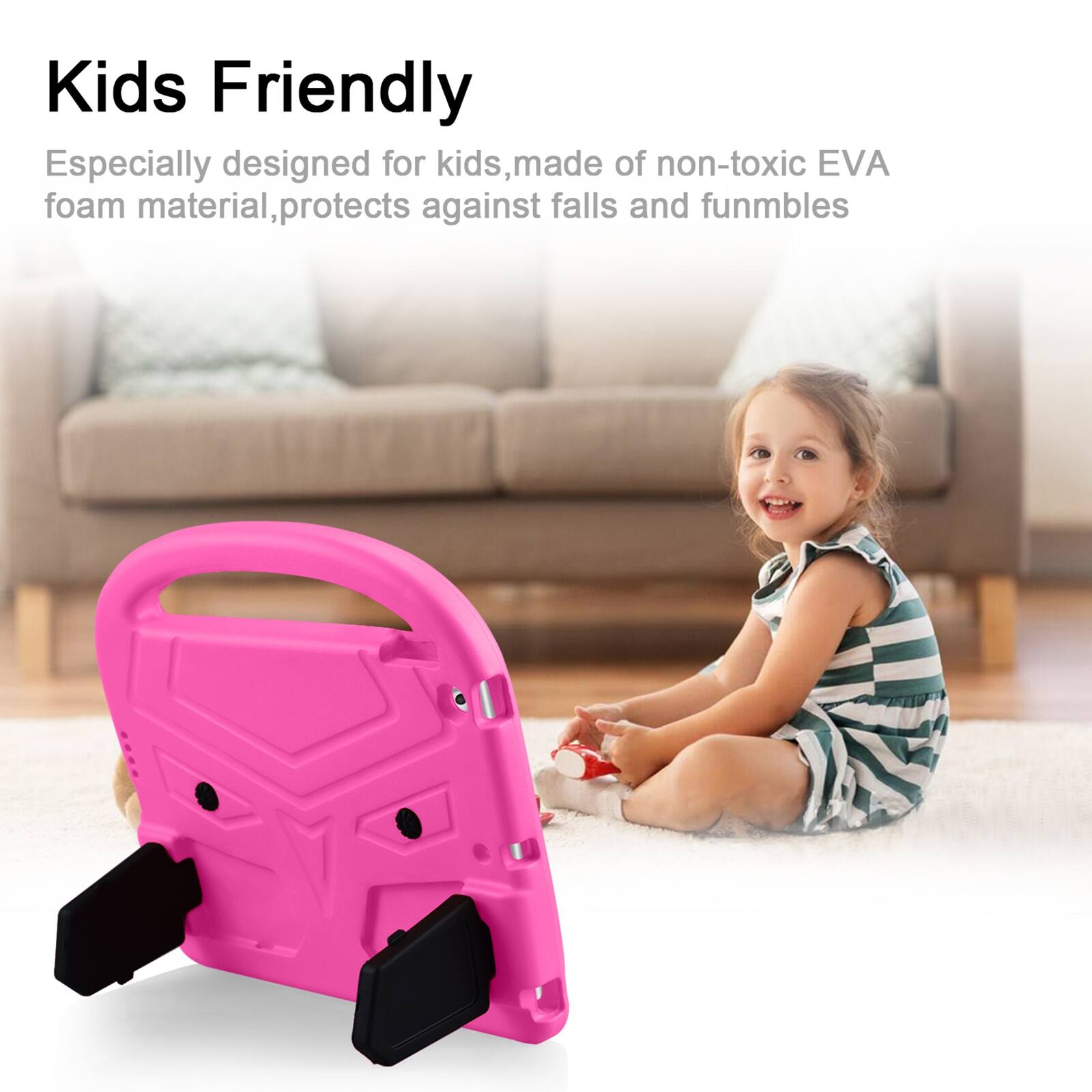 Kids Friendly

Especially designed for kids, made of non-toxic EVA foam material, protects against falls and funmbles