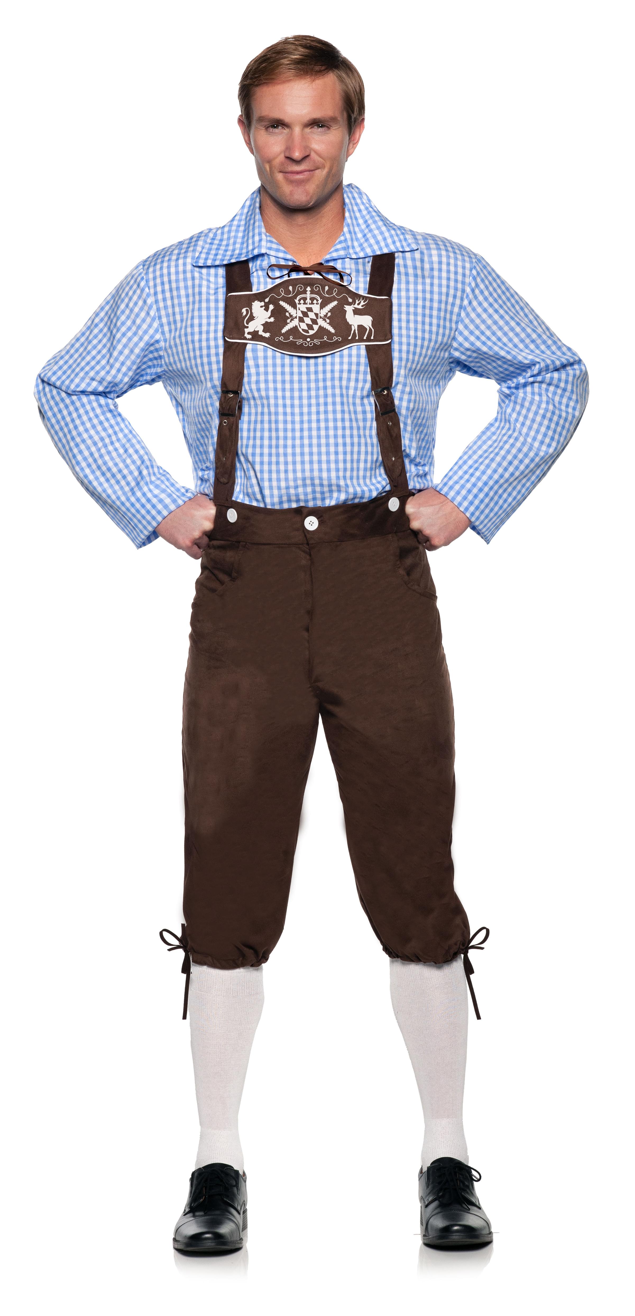 Underwraps - Deluxe Lederhosen Adult Costume | Standard - Brown price history on PriceWatchPro