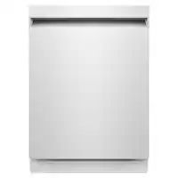 KitchenAid - 24" Front Control Built-In Stainless Steel Tub Dishwasher with Third Level Utensil Rack and 47 dBA - White - Front_Zoom