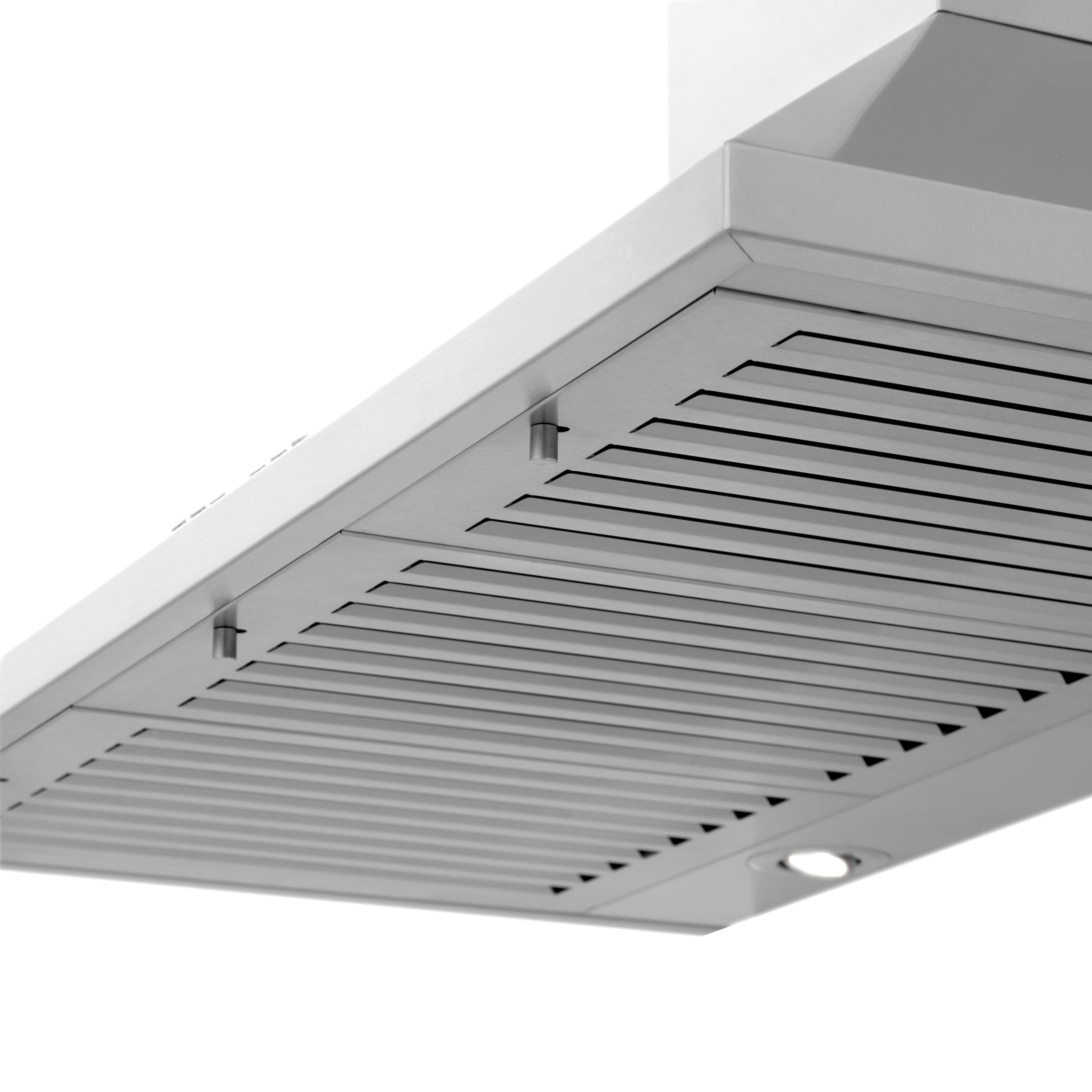 Alt View 1. ZLINE - 36" Externally Vented Range Hood - Stainless steel.