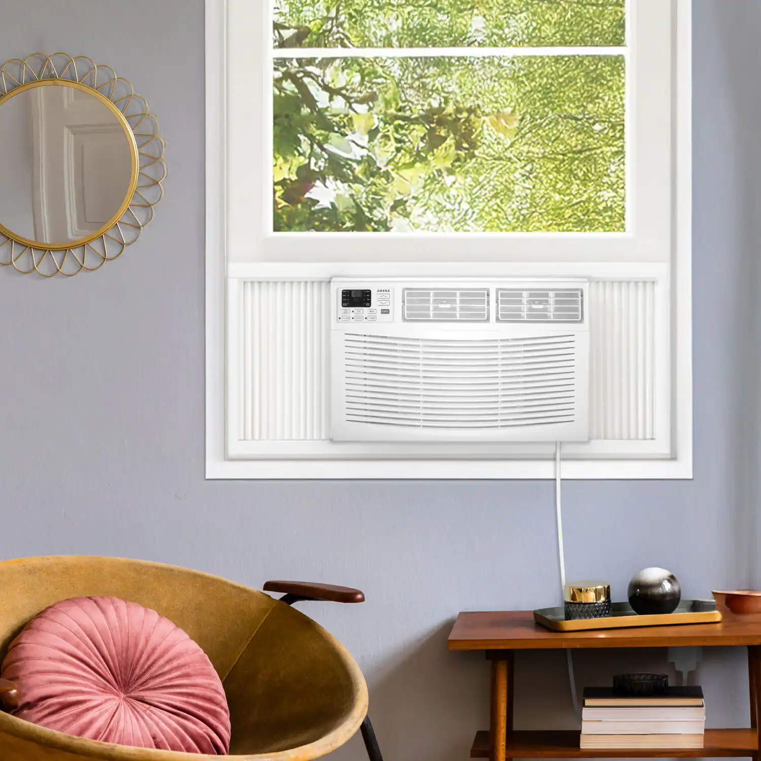 Alt View 7. Amana - 250 Sq. Ft. 6,000 BTU Window Air Conditioner - White.