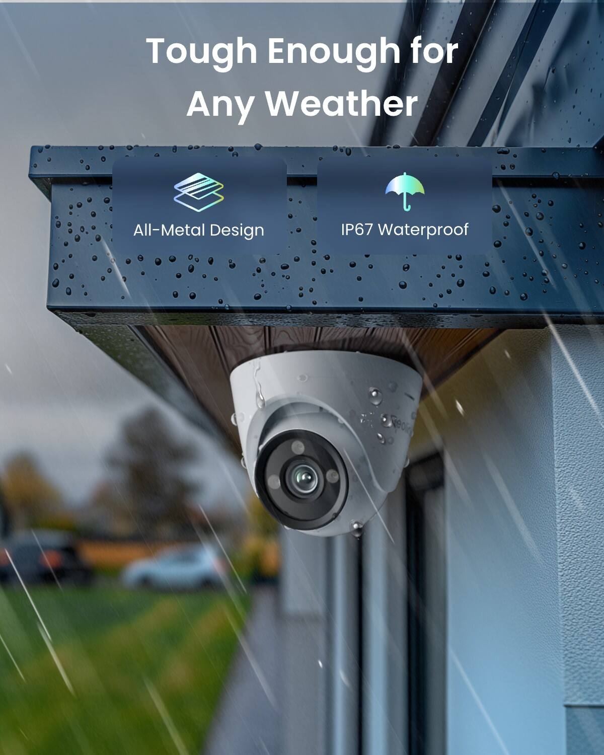 Tough Enough for Any Weather

All-Metal Design

IP67 Waterproof