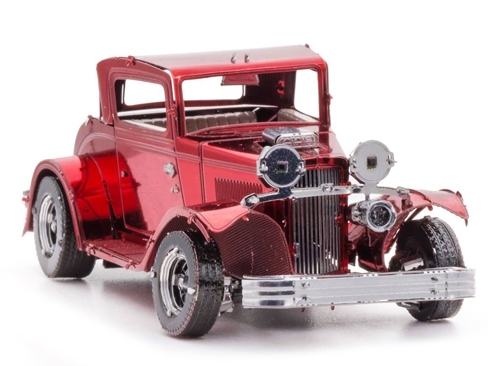 Back. Metal Earth - Model Kit 1932 Ford Coupe Red (Moderate Difficulty) Steel Model by Metal Earth - Red.