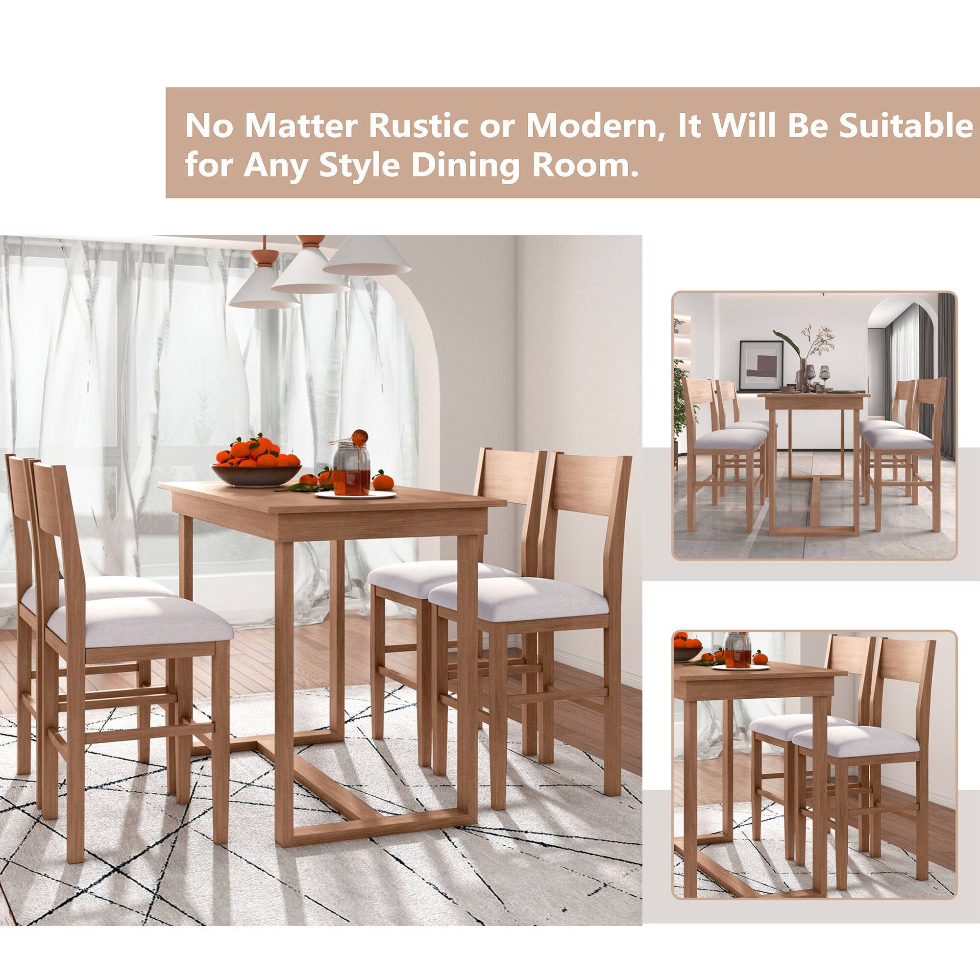 No Matter Rustic or Modern, It Will Be Suitable for Any Style Dining Room.